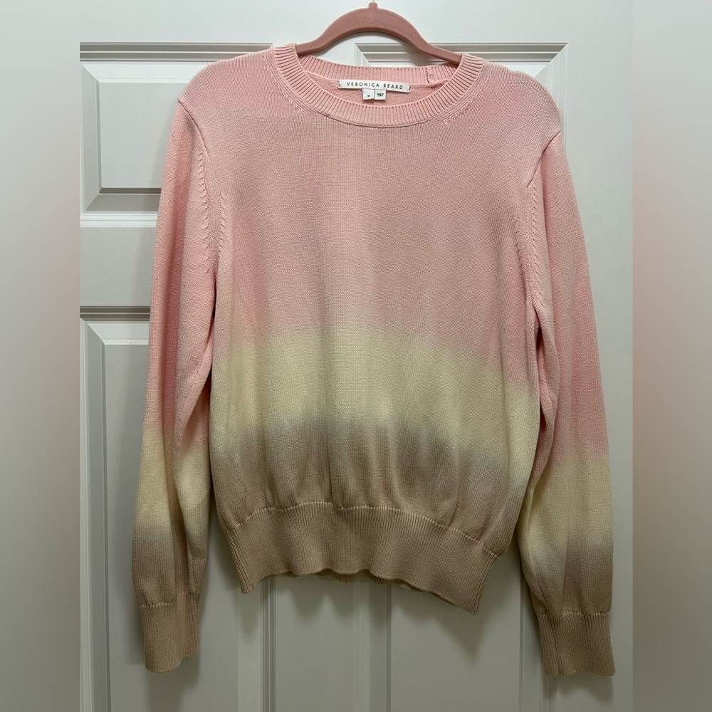 Veronica Beard Blush and Cream Ombré Sweater
